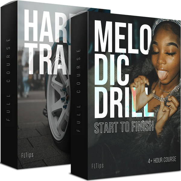 fl studio hard trap and melodic uk drill from start to finish courses bundle